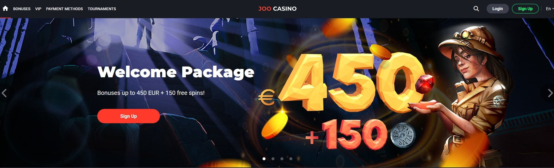 Joo casino sign up bonuses