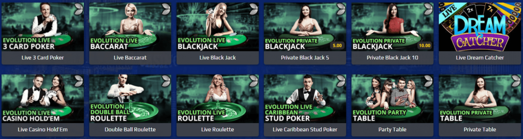 All Slots live Games