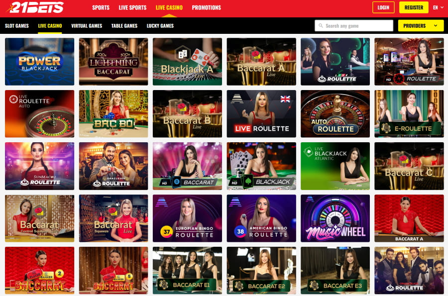 Choisir les meilleures offres de casino en direct Canada