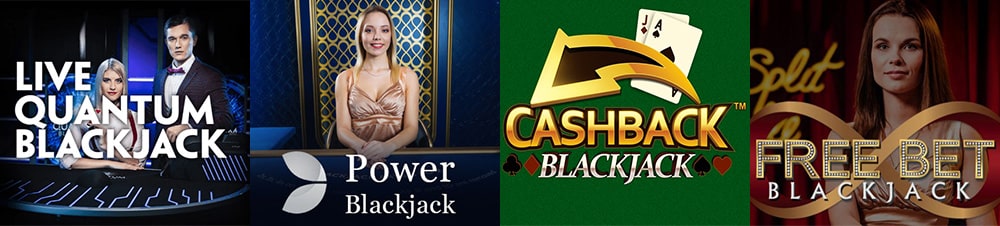 Online blackjack bonus types