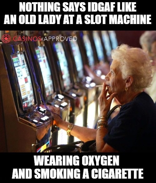 IDGAF in gambling memes