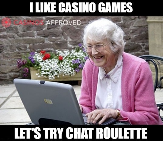 Casino table games memes Roulette vs Chat-Roulette meme