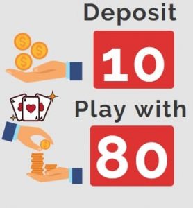 deposit 10 casino play 80