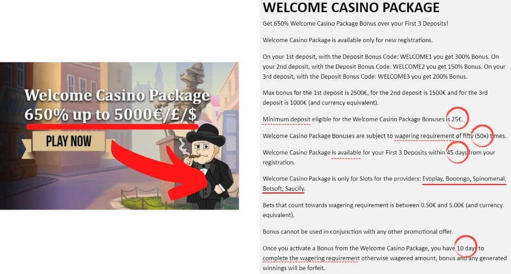 bonuses for low deposit casinos