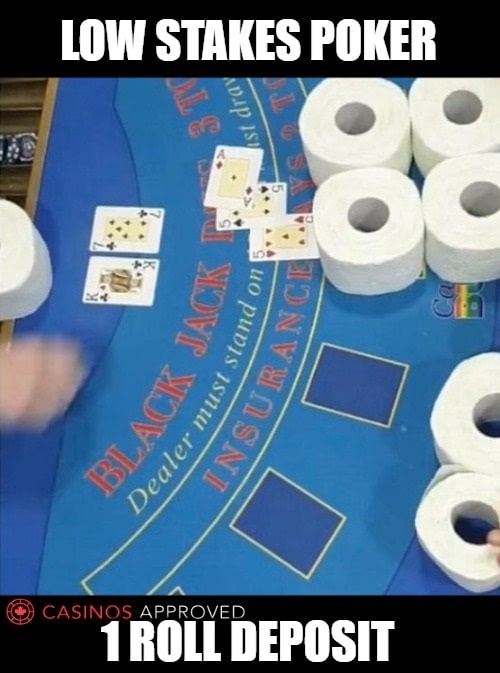 toilet paper casino gambling deposit