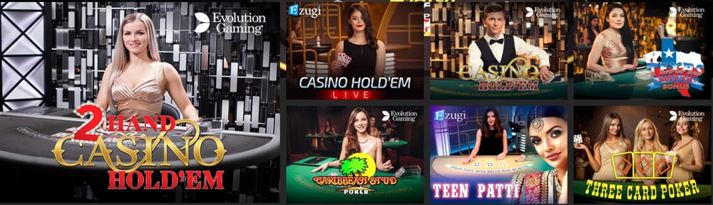 Live Dealer Casino Craps and Poker