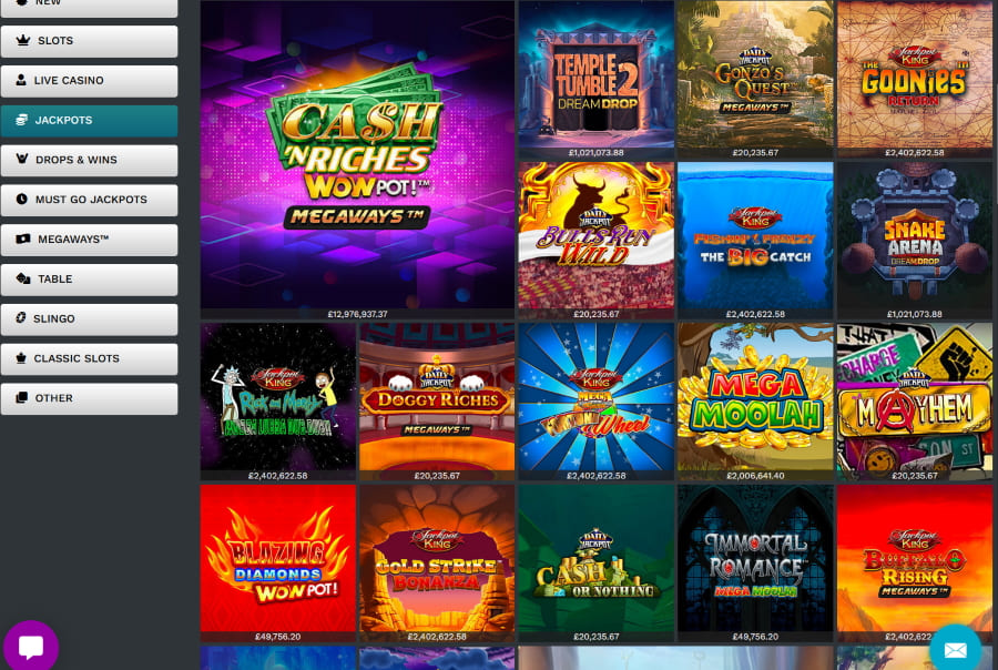 21-Prive-casino-jackpot-games