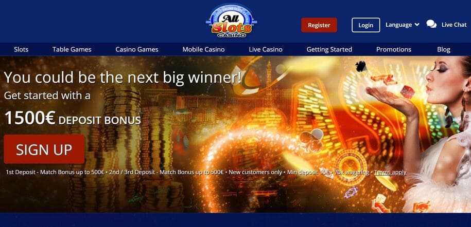 All Slots Casino Bonus