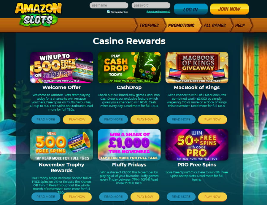 Amazon-Slots-Casino-promotions