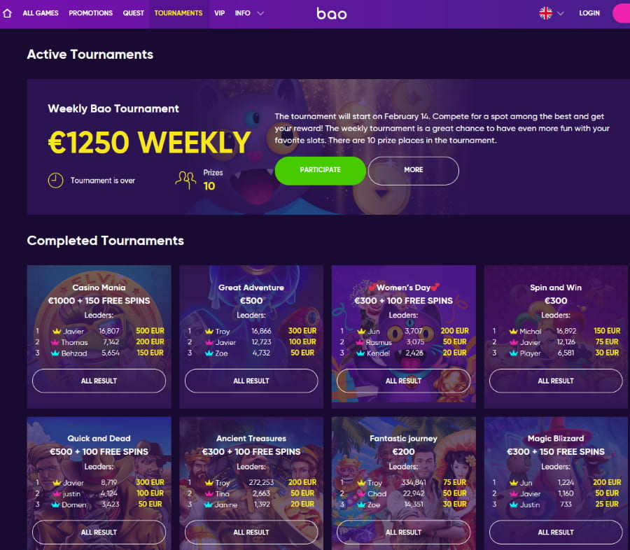 Bao-Casino-tournaments