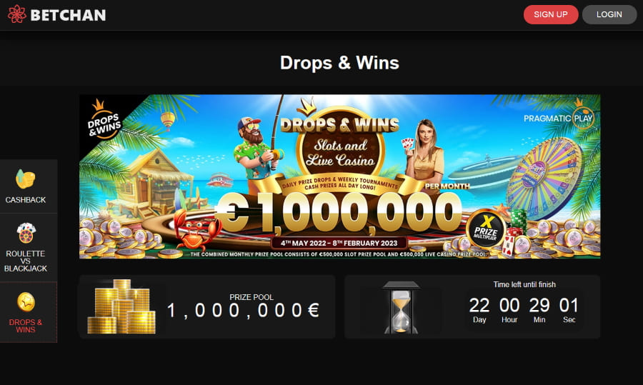 Betchan-Casino-drop-and-wins