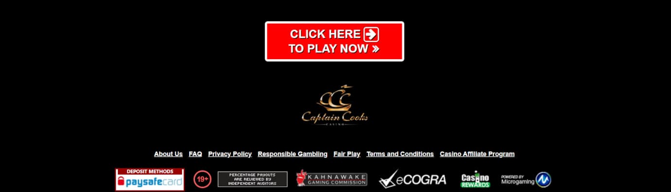 Captain Cooks Casino Security