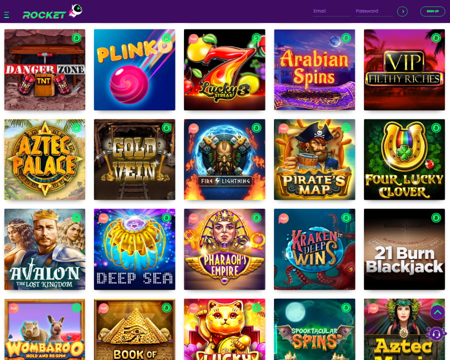 Casino-Rocket-bitcoin-slots