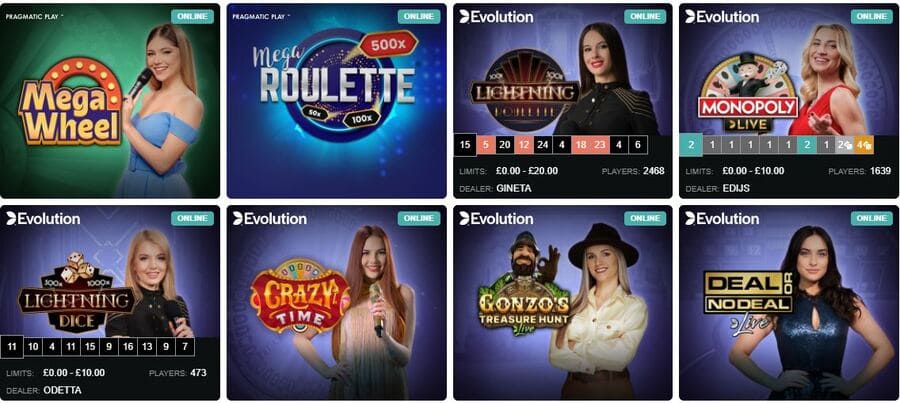 Conquestador Casino Game Shows