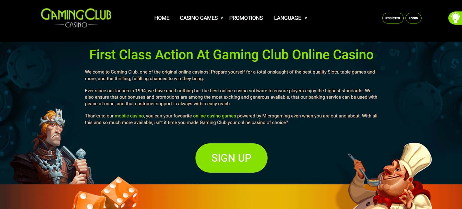 Gaming Club Casino in Canada Overview