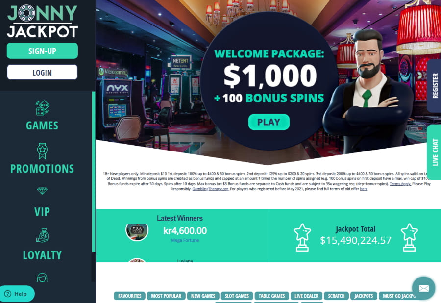 Jonny-Jackpot-Casino-main-page