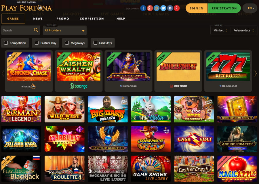 Casino PlayFortuna Games
