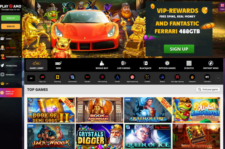 Playamo-Casino-main-page