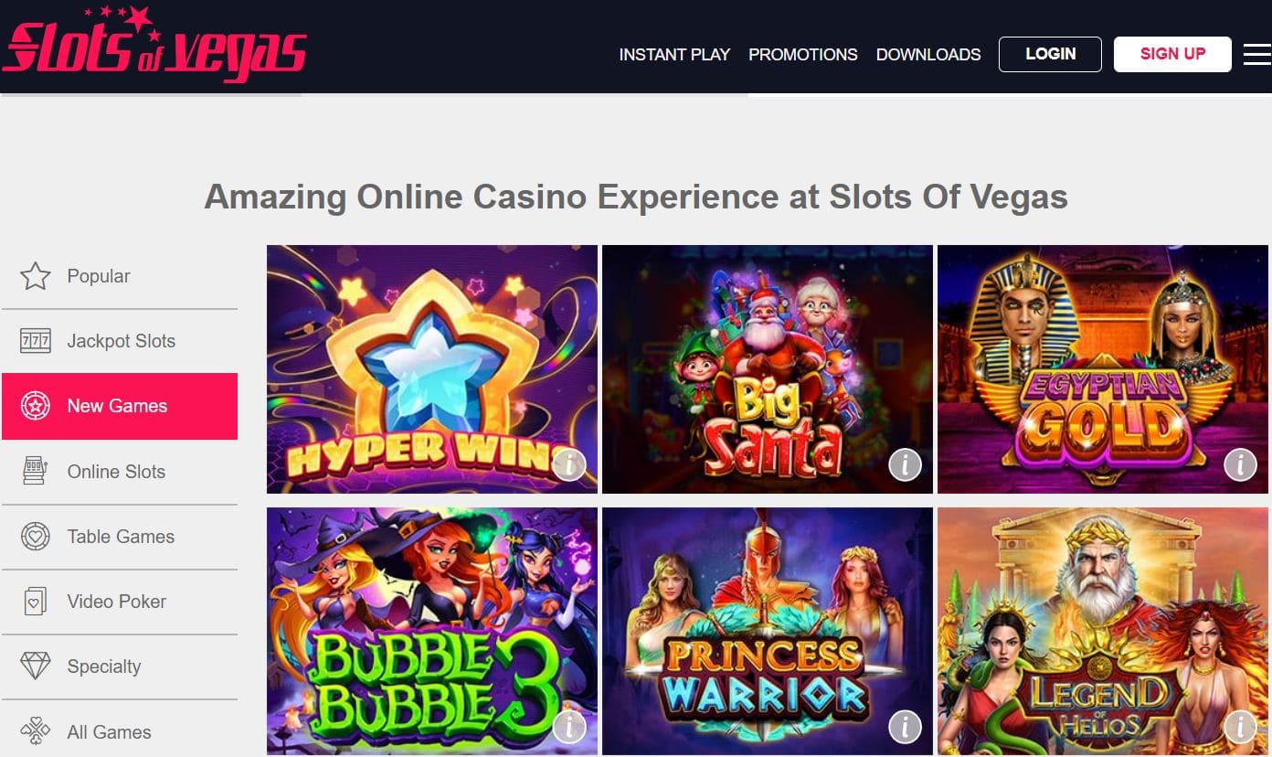 Slots of Vegas Best Games