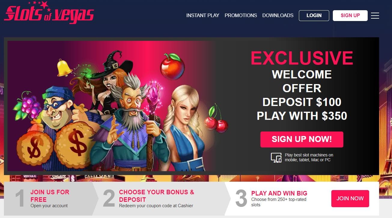 Slots of Vegas Main Page