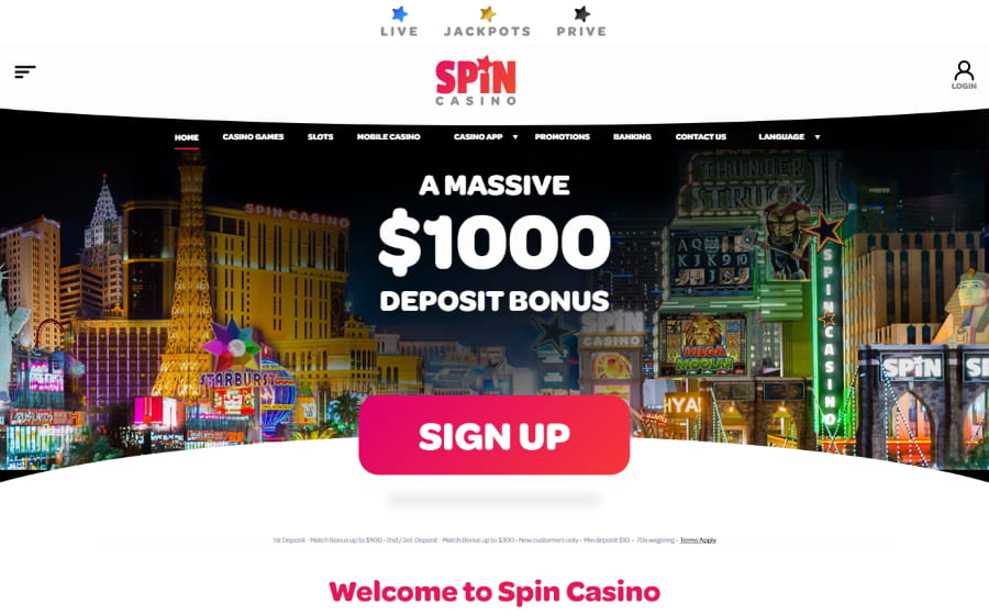 Spin Casino Canada Profile