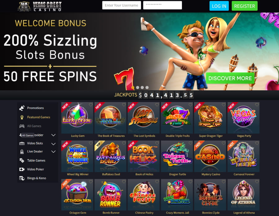 Vegas-Crest-Casino-main-page