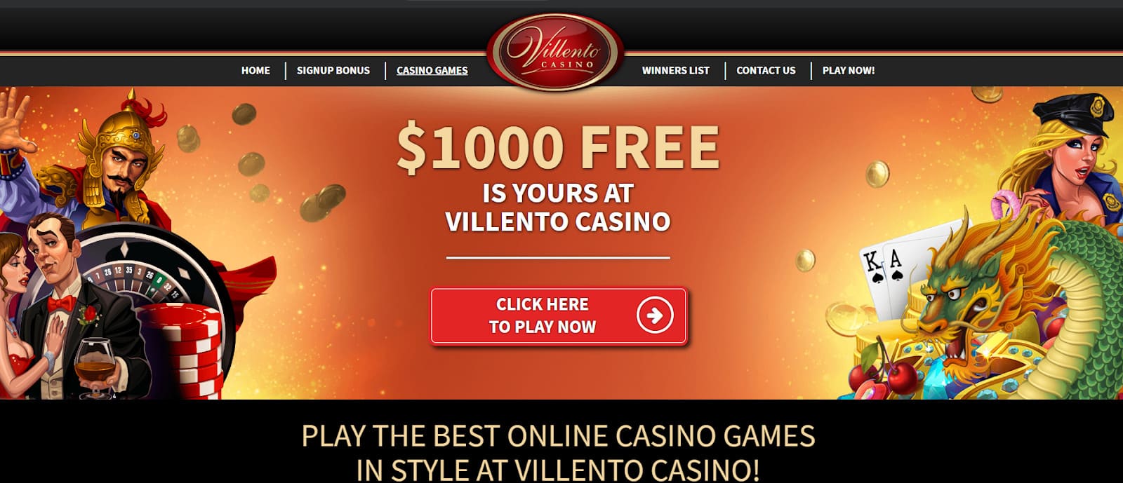 Villento Casino Games