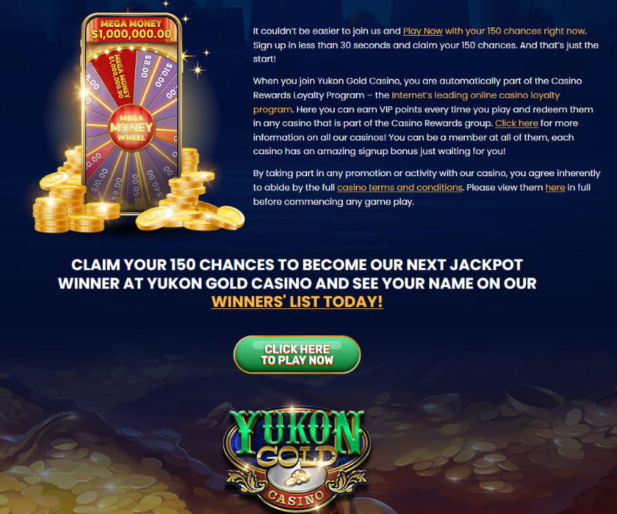 Yukon Gold Casino Special Promotions