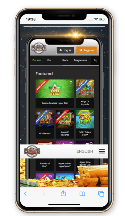 Zodiac Casino Mobile Experience