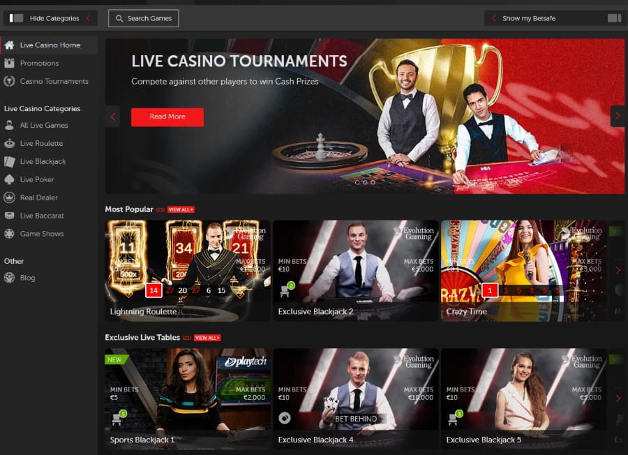 betsafe-casino-live