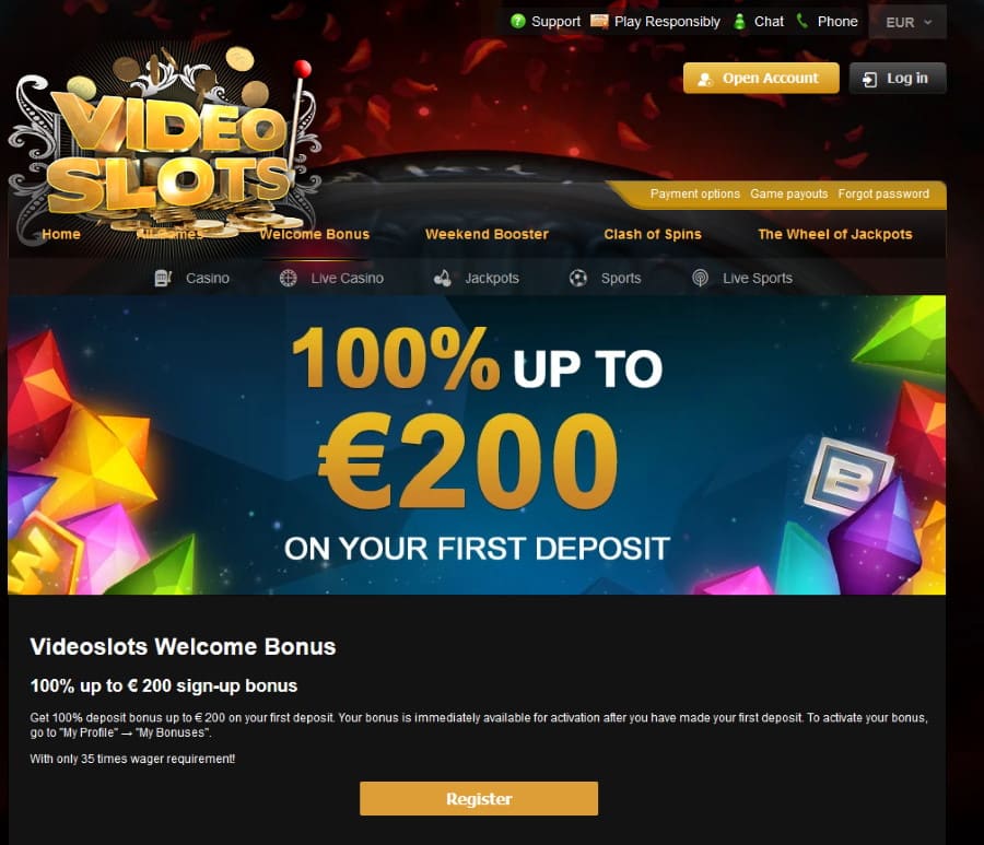 videoslots-casino-bonuses