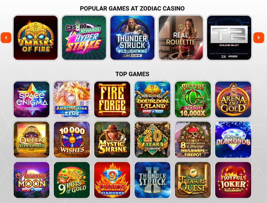Games Zodiac Casino Canada 80 Free Spins