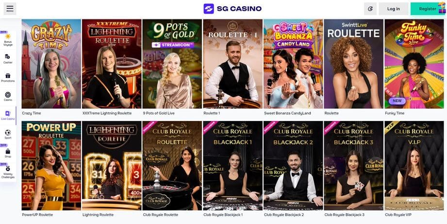 SG Casino Live Dealer