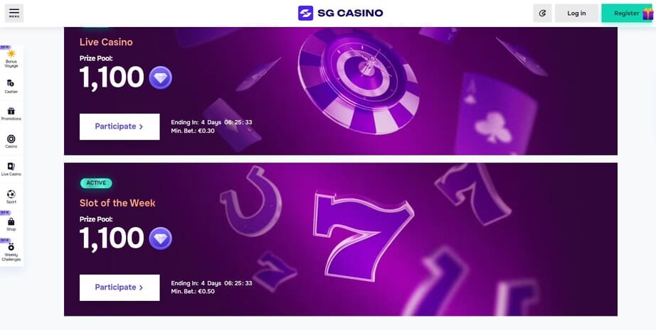 SG Casino Tournaments