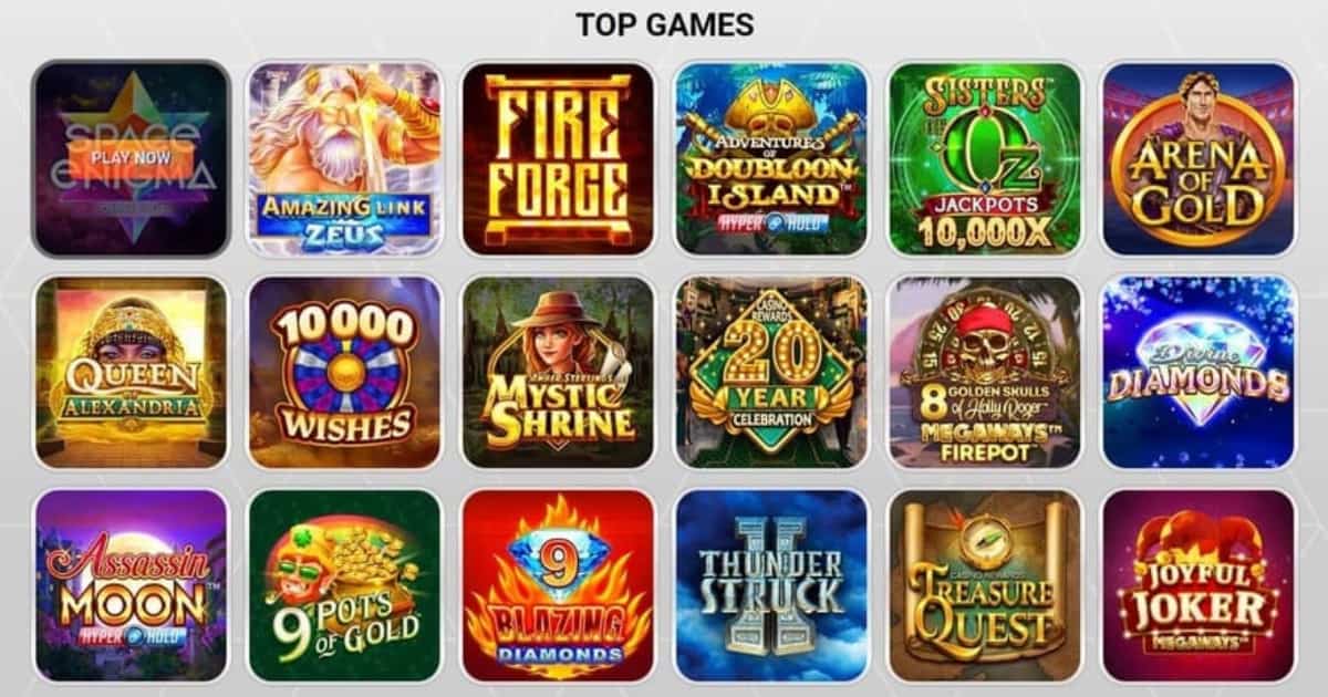 top games zodiac casino